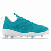"Turquoise" New Balance FuelCell COMPv3 TPU Baseball Cleats by Stadium Custom Kicks