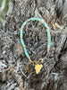 Golden Turquoise Trail Heishi Beaded Bracelet by Wild Junkie