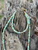 Golden Turquoise Trail Heishi Beaded Bracelet by Wild Junkie