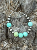 Turquoise Trailblazer Beaded Bracelet by Wild Junkie