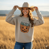 Turquoise Treats Halloween Graphic Sweatshirt by Wild Junkie