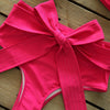 Two-Pieces Women Floral Push-Up Padded Bra Ruffles Bikini Set Swimsuit Swimwear Bathing Suit Beachwear Floral Printed Swimsuit Knotted String Triangle Bikini Tie Side High Cut Cheeky Bikini Set by Stevvex
