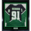 Framed Autographed/Signed Tyler Seguin 35x39 Dallas Black Hockey Jersey Beckett BAS COA by Hall of Fame Sports Memorabilia