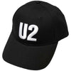 U2 White Logo [Hat] by Rock Band Apparel
