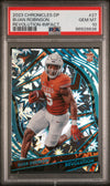 Graded 2023 Panini Chronicles DP Bijan Robinson #27 Revolution Impact #/149 Rookie RC Football Card PSA 10 Gem Mint