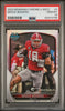 Graded 2023 Topps Bowman Chrome U NSCC Brock Bowers #9 Rookie RC Football Card PSA 10 Gem Mint