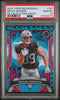 Graded 2024 Topps Resurgence Brock Bowers #147 Sky Blue & Pink Shock Rookie RC Football Card PSA 10 Gem Mint by Hall of Fame Sports Memorabilia