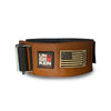 Weightlifting Leather Belt Brown