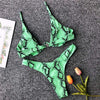 Underwired Bikini Female Swimsuit Women Swimwear Two-Piece V Shape Wire Bikini Set Bather Bathing Suit Women Micro Bikini Set Shiny Metallic 2 Piece Swimsuit Push Up Underwire Swimwear Bathing Suit by Stevvex