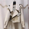Unique Design Faux Leather Jacket Women Loose Soft Vintage Motorcycle Biker Coat Short Pu Leather Coat Female Punk Autumn Streetwear Outwear by Stevvex