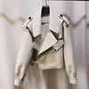 Unique Design Faux Leather Jacket Women Loose Soft Vintage Motorcycle Biker Coat Short Pu Leather Coat Female Punk Autumn Streetwear Outwear by Stevvex