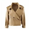 Unique Design Faux Leather Jacket Women Loose Soft Vintage Motorcycle Biker Coat Short Pu Leather Coat Female Punk Autumn Streetwear Outwear by Stevvex