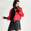 Unique Design Faux Leather Jacket Women Loose Soft Vintage Motorcycle Biker Coat Short Pu Leather Coat Female Punk Autumn Streetwear Outwear by Stevvex