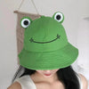 Unique Design Frog Bucket Hat for Women Summer Autumn Plain Female Panama Outdoor Hiking Beach Fishing Cap Sunscreen Woman Sunhat by Stevvex