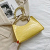 Unique Design Luxury Pattern Zipper Handbags With Stylish Texture Simple and Small Square Bags for Women by Stevvex