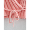 Unique Design Women's Sweater Solid Cross V-Neck Lace Up Bow Jumpers Long Sleeve Cardigan Female Spring Knitted Coat by Stevvex