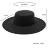 Unique Style Fedora Hats For Women Retro New Trendy Wide Brim Cap For Summer Party Women's Hat Big Fedora Hat Luxury Wedding Hats Flat Top Hat by Stevvex