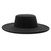 Unique Style Fedora Hats For Women Retro New Trendy Wide Brim Cap For Summer Party Women's Hat Big Fedora Hat Luxury Wedding Hats Flat Top Hat by Stevvex