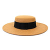 Unique Style Fedora Hats For Women Retro New Trendy Wide Brim Cap For Summer Party Women's Hat Big Fedora Hat Luxury Wedding Hats Flat Top Hat by Stevvex