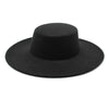 Unique Style Fedora Hats For Women Retro New Trendy Wide Brim Cap For Summer Party Women's Hat Big Fedora Hat Luxury Wedding Hats Flat Top Hat by Stevvex