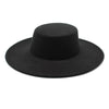 Unique Style Fedora Hats For Women Retro New Trendy Wide Brim Cap For Summer Party Women's Hat Big Fedora Hat Luxury Wedding Hats Flat Top Hat by Stevvex