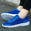 Unisex Summer Sneakers Breathable Casual Shoes Couple Fashion Lace Up Mens Mesh Flats Comfortable Walking Footwear Fashion New Lightweight Casual Sneakers by Stevvex