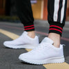Unisex White Sneakers Mesh Sports Trainers Running Summer Mens Flat Casual Sport Shoes Casual Sports Tennis Road Sneakers Comfortable Modern Design by Stevvex
