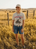United States of America Cowboy Graphic Tee by Wild Junkie
