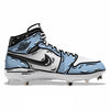 "University Blue Cartoon" Jordan 1 Retro Cleats by Stadium Custom Kicks