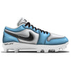 "University Blue INFLATE" Jordan 1 Retro Cleats by Stadium Custom Kicks