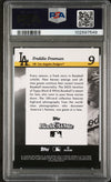 Graded 2023 Topps Black & White Freddie Freeman #9 Baseball Card PSA 10 Gem Mint