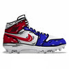 "USA Cartoon" Jordan 1 TD Cleats by Stadium Custom Kicks