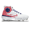 "USA Elephant" Nike Alpha Huarache Elite 3 Mid Cleats by Stadium Custom Kicks