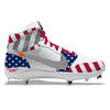 "USA OW" Jordan 1 Retro Cleats by Stadium Custom Kicks