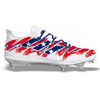 "USA Paper Cup" Adidas Adizero Afterburner 8 Cleats by Stadium Custom Kicks