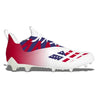 "USA Pride" Adidas Adizero 11.0 Football Cleats by Stadium Custom Kicks