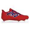 "USA Stars" Adidas Adizero Afterburner 8 Cleats by Stadium Custom Kicks