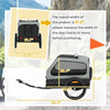 Dog Bike Trailer for Small & Medium Dogs, Universal Bicycle Coupler, Flip-Down Ramp Tailgate by Furr Baby Gifts