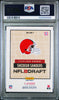 Graded 2025 Panini Instant Shedeur Sanders #NFLDN7 Draft Night Rookie RC Football Card PSA 10 Gem Mint by Hall of Fame Sports Memorabilia