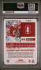 Graded 2017 Panini Score Christian McCaffrey #373 Rookie RC Football Card PSA 8 Near Mint