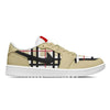"Vachetta Tan Plaid" Jordan 1 Golf Shoes by Stadium Custom Kicks