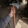 Damascus Pipe Tomahawk Hand Forged Viking Axe by JW SteelCrafts