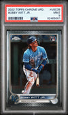 Graded 2022 Topps Chrome Update Bobby Witt Jr. #USC35 Rookie RC Baseball Card PSA 9 Mint