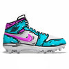 "Vice Cartoon" Jordan 1 TD Cleats by Stadium Custom Kicks