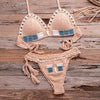 Vintage Blue Bikinis 2 Piece Halter Bikini Set Women High Waist Sequin Swimsuit Set Handmade Crochet High Quality Swimsuit Women Push Up Swimwear Knitted Beach Wear Bathing Suit by Stevvex