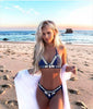 Vintage Blue Bikinis 2 Piece Halter Bikini Set Women High Waist Sequin Swimsuit Set Handmade Crochet High Quality Swimsuit Women Push Up Swimwear Knitted Beach Wear Bathing Suit by Stevvex