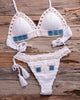 Vintage Blue Bikinis 2 Piece Halter Bikini Set Women High Waist Sequin Swimsuit Set Handmade Crochet High Quality Swimsuit Women Push Up Swimwear Knitted Beach Wear Bathing Suit by Stevvex