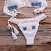 Vintage Blue Bikinis 2 Piece Halter Bikini Set Women High Waist Sequin Swimsuit Set Handmade Crochet High Quality Swimsuit Women Push Up Swimwear Knitted Beach Wear Bathing Suit by Stevvex
