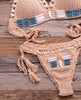 Vintage Blue Bikinis 2 Piece Halter Bikini Set Women High Waist Sequin Swimsuit Set Handmade Crochet High Quality Swimsuit Women Push Up Swimwear Knitted Beach Wear Bathing Suit by Stevvex