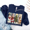 Vintage Santa Sweatshirt Wonderful Time Christmas Crewneck by Adorb Custom Tees